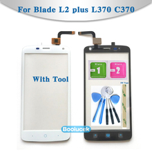 Reemplazo de alta calidad para ZTE Blade L2 plus L370 C370, 5,0 ", Sensor de Digitalizador de pantalla táctil, Panel exterior de lente de vidrio 2024 - compra barato