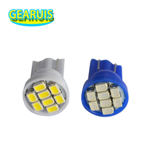 100 pçs/lote AC DC 6V 6.3V T10 555 Não polar 8 SMD 1206 3020 194 168 Lâmpadas LED Wedge máquina de pinball branco azul vermelho verde amarelo 2024 - compre barato