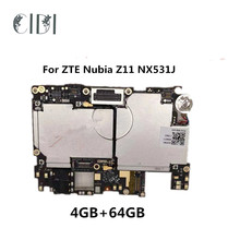 CIDI 4 GB Ram + 64 GB Rom Mainboard Trabalho Completo Desbloqueado Original Para ZTE Nubia Z11 NX531J Motherboard 2024 - compre barato