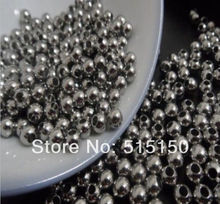 Wholesale High Shiny 100pcs 4mm Surgical Stainless Steel loose beads jewelry finding / making in bulk silver 2024 - buy cheap