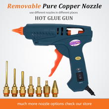 60W 100W EU US Plug Hot Melt Glue Gun Pure Copper Nozzles with Power Switch 5 Glue Sticks 11mm House Power Tool Home DIY Craft 2024 - buy cheap