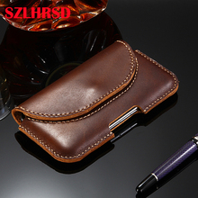 Outdoor Bag Doogee X100 Case Genuine Leather Holster Belt Clip Blackview A60 Pro Phone Cover Waist Bag Handmade Vivo Z5 Z5x 2024 - buy cheap