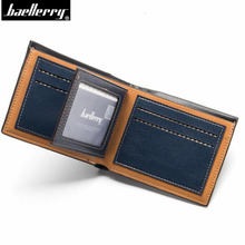 Baellerry New Short Wallet Men Fashion Soft Leather Men wallets with coin pocket Casual Male purse Card holder Multi-function !! 2024 - buy cheap