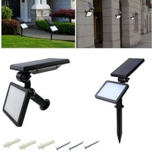 48LEDs Energy Saving Solar Power Panel LED Solar Street Light Outdoor Yard Sidewalk Fence Path Pool Pond Lawn Garden Lamp 2024 - buy cheap