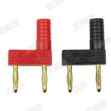 5pcs Gold plated 2mm short circuit Banana Plug 2 Male To 1 Female 12mm spacing jumper 2024 - buy cheap