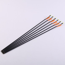 30 inch 2 Orange 1 White Od7.8 Id6.2 Carbon Arrow With Replaceable arrow. Suitable for back Bow Archery, Hunting and Shooting 2024 - buy cheap