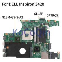 KoCoQin материнская плата для ноутбука DELL Inspiron 2420 3420 GT625M материнская плата CN-0P7RC5 0P7RC5 11282-1 SLJ8F N13M-GS-S-A2 2024 - купить недорого