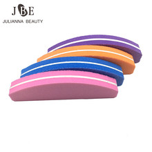 10pcs/lot Mini Curved Nail File Blocks Colorful Sponge Nail Polish Sanding Buffer Strips Nail Polishing Manicure 2024 - buy cheap