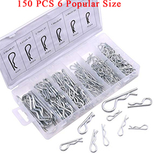 150 Pieces Cotter Pin Heavy Duty Zinc Plating Steel Hair Pins For Cars Mechanics Garages Workshops Power Equipment Trucks Lawn M 2024 - buy cheap