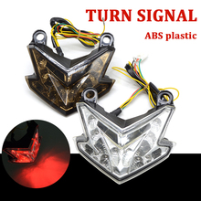 Hot Motorcycle LED Tail Light Tail Lamp Integrated Turn Signals Blinker For KAWASAKI NINJA ZX6R ZX-6R ZX 6R 636 Z800 2013 2014 2024 - buy cheap