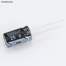 10 шт., алюминиевый электролитический конденсатор 1000 мкФ 25 в 10*17, электролитический конденсатор 2024 - купить недорого