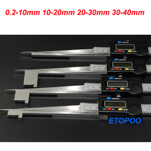 0.2-10mm 10-20mm 20-30mm 30-40mm digital cunha feeler display eletrônico calibre de feeler cunha 2024 - compre barato