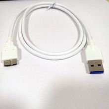 20pcs USB 3.0 Cable 1m USB 3.0 A Male to Micro B Male Extension Extender Cable White Color OD 4.0mm Cable 2024 - buy cheap