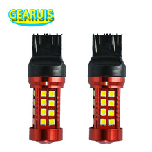 1pcs High power T20 7440 55W W21W 7443 W21/5W 36 SMD 3030 LED Lens Car Styling Wedge Brake Stop Reverse Rear Turn Signal Bulb 2024 - buy cheap