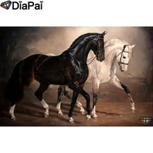 Алмазная живопись A23230, «Лошадь», 100% квадратных/круглых страз 2024 - купить недорого
