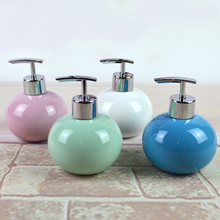 300ml Toilet ceramic Dispensers pump shower shampoo bottle hand sanitizer container Bathroom Accessories Soap box 2024 - buy cheap