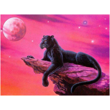 Full Square drill 5D DIY Diamond painting Black panther Diamond Embroidery Mosaic Cross Stitch Rhinestone Home decoration Gifts 2024 - buy cheap