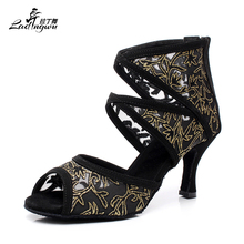 Hot Selling  Lace Dance Shoes Performance Salsa Waltz Latin Dance Shoes Soft bottom Spring and Summer Boots 2024 - buy cheap