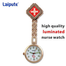 Nurse Doctor Pocket Watch Quartz Red Cross Brooch Nurses Watch Fob Hanging Medical 2024 - buy cheap