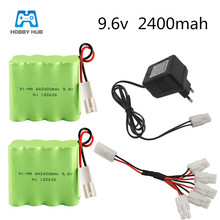 2/3/4pcs 9.6V 2400mah rechargeable battery for RC car boat guns tank truck remote control electeric toys 9.6 v AA nimh battery 2024 - buy cheap