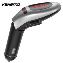 Vehemo беспроводной радио адаптер FM адаптер AUX Стерео FM передатчик умный автомобильный FM передатчик Обнаружение напряжения автомобильное зарядное устройство 2024 - купить недорого