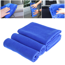5Pcs Blue Soft Absorbent Wash Cloth Car Auto Care Microfiber Cleaning Towels Washer Drop shipping 2024 - buy cheap