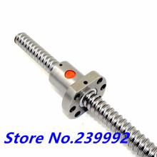 NO end machined SFU1605 200 250 300 350 400 450 500 550 600 650 mm C7 ball screw with 1605 flange single ball nut 2024 - buy cheap