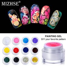 MIZHSE-pintura en Gel para uñas, purpurina para Diseño de uñas, 15g, Semi permanente, pigmento LED UV para laca de uñas de Color 2024 - compra barato