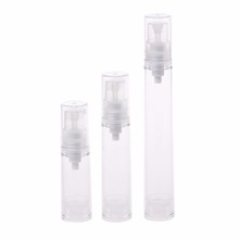 YAS 5ml/10ml/15ml Transparent Airless Pump Vacuum Bottle Plastic Travel Bottle 2024 - buy cheap