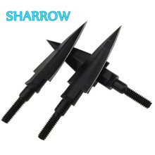 10Pcs 150Grain Archery Hunting Tips Metal Arrowheads Broadheads Screw-in Points For Bow Outdoor Training Shooting Accessories 2024 - buy cheap