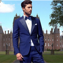 Latest Arrivla Bespoke Groomsmen Groom Tuxedos (Jacket+Pants) Terno Masculion Charcoal Mens Suits Wedding Prom Men Suit Set 2020 2024 - buy cheap