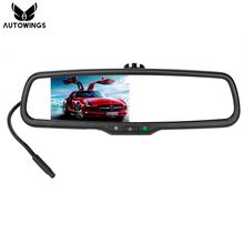 4.3" TFT LCD Screen Car Rear View Rearview Mirror Monitor Video Player Special Bracket 2 Video Input For Backup Rearview Camera 2024 - buy cheap