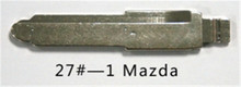 KEYECU-mando a distancia Universal, 10 unidades/lote, hoja abatible 27 #-1 , Maz24R para Mazda 2024 - compra barato