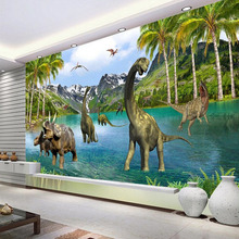 Custom Photo Wallpaper 3D Stereo Animal Dinosaurs Non-woven Wall Painting Living Room Sofa Bedroom Large Wall Murals Wallpaper 2024 - buy cheap