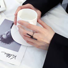 Геометрическое открытие Регулируемый латунный материал палец кольцо 3 цвета для женщин/мужчин девушка кольцо ювелирные изделия 2024 - купить недорого