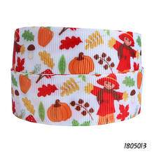 FLRA Ribbon (50 yards/lot) Flora Ribbons autumn theme pumpkin and maple leaf patterns grosgrain ribbon 2024 - buy cheap