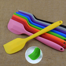 1PC Silicone Batter Scraper Cake Baking Cream Butter Spatula Squeegee Candy Color Mixing plate blade Kitchen Pastry Tools 2024 - buy cheap