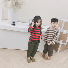 2019 Spring New Baby Girl Clothes Children Cotton Striped T Shirt for Boys Clothes Toddler Casual Long Sleeve Tee Shirt Outwear 2024 - buy cheap