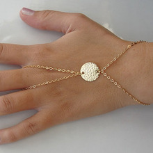 Pulseira feminina com corrente, bracelete de mão para mulheres, joias, bijuterias, pulseira feminina 2024 - compre barato