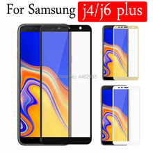 Protective Glass On The For Samsung j6 j4 plus Screen Protector Galaxy j6plus j4plus Tempered Glas Samsun Samsong galax Galxy 9H 2024 - buy cheap