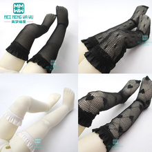 Модные длинные кружевные носки без пятки, носки с отверстиями, аксессуары для 1/6 1/4 1/3 BJD DD SD MOSD Doll 2024 - купить недорого