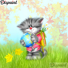 Dispaint Full Square/Round Drill 5D DIY Diamond Painting "Cartoon cat scenery" 3D Embroidery Cross Stitch 5D Home Decor A10686 2024 - buy cheap