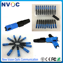 200Pcs/Bag,FTTH SC UPC Optical Fiber Covered Wire SC UPC Quick Connector FTTH Fiber Optic Quick Fast Connector,(<=0.3dB),55mm 2024 - buy cheap