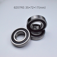 Bearing 1pcs 6207RS 35*72*17(mm)  chrome steel Rubber Sealed High speed Mechanical equipment parts 2024 - buy cheap