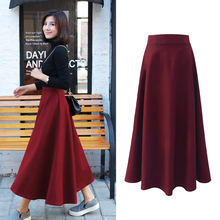 Free Shipping 2021 New Fashion Long Mid-calf Cotto A-line Skirts For Women Plus Size XS-10XL Customized  Spring And Autumn Skirt 2024 - buy cheap
