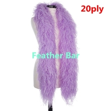 New Arrival! 10Meters/Lot light purple OSTRICH FEATHER BOA Costumes/Trim for Party/Costume/Shawl/Craft FREESHIPPING 2024 - buy cheap