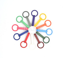 1200pcs  Colorful Gloves Hook Plastic Buckles Snap Hook With O-Ring Used For Shower Curtains 2024 - buy cheap