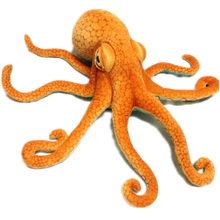 Pulpo de peluche de imitación para niños, muñeco de vida marina de peluche, pez, calamar, almohada suave, divertido 2024 - compra barato