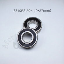 6310RS 50*110*27(mm) 1piece bearing free shipping abec-5 rubber sealed bearing Thin wall bearing 6310  chrome steel bearing 2024 - buy cheap