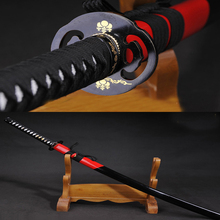 hot katanas swords katanas samurai japanese swords high carbon steel Sharp katana bushido Full tang iron Tsuba handle 2024 - buy cheap